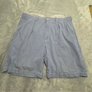 Polo Golf Ralph‎ Lauren Fairway Shorts Men’s 38”x9” Seersucker Blue White Check